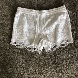 LOFT Crochet Shorts